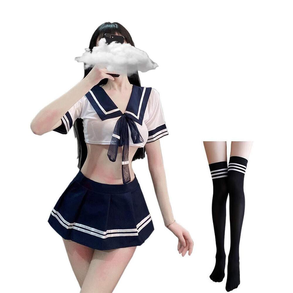 6254 Lingerie Sexy Schoolgirls Outfit Lingerie Roleplay Cosplay Sailor